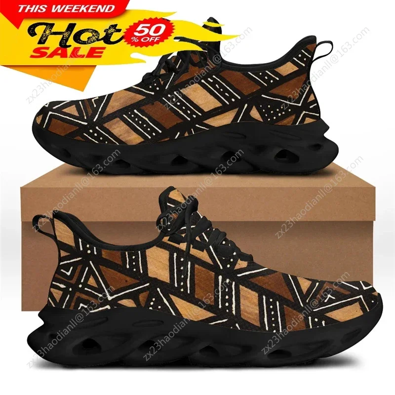 Women Shoes Sneakers - Sneaker con Motivo Etnico Africano per
