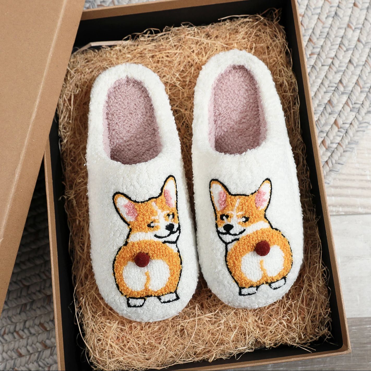 Women'S Shoes Hush Puppies - SHAJI Pantofole in Peluche di Cotone