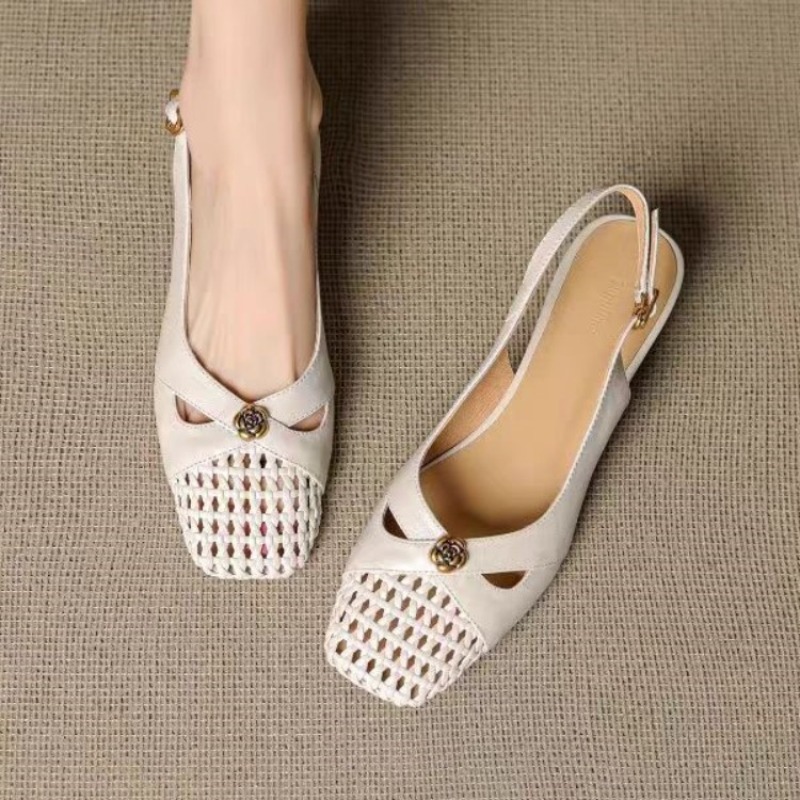 Square Toe Mule - Sandali chiusi da donna in stile