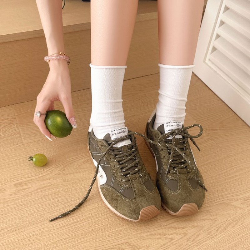 Women Shoes Sneakers - Sneakers retrò a blocchi di colore