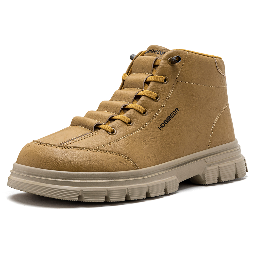 Suede Ankle Boot - HOBIBEAR Stivali da Uomo con Punta