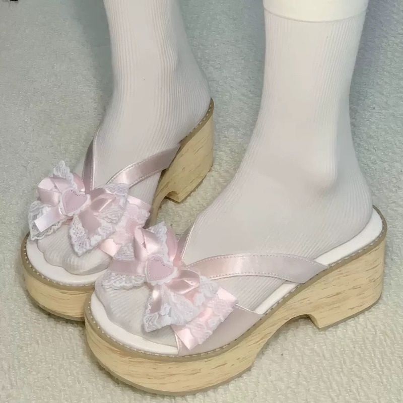 Women Shoes Japan - Sandali con plateau e tacco alto