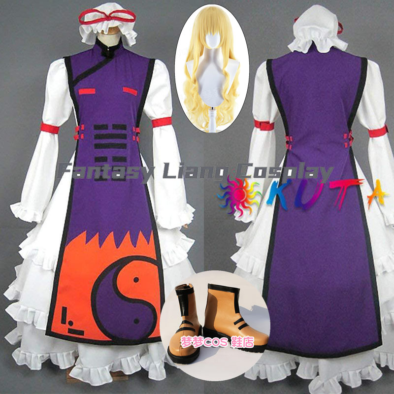Women Shoes Japan - Costume Cosplay Anime Yakumo Yukari, Parrucca,