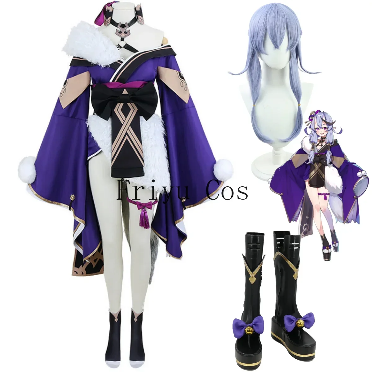 Women Shoes Japan - Anime Virtual Rindou Mikoto Costume Cosplay
