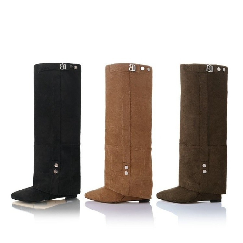 Suede Ankle Boot - Stivali da donna Scarpe eleganti e