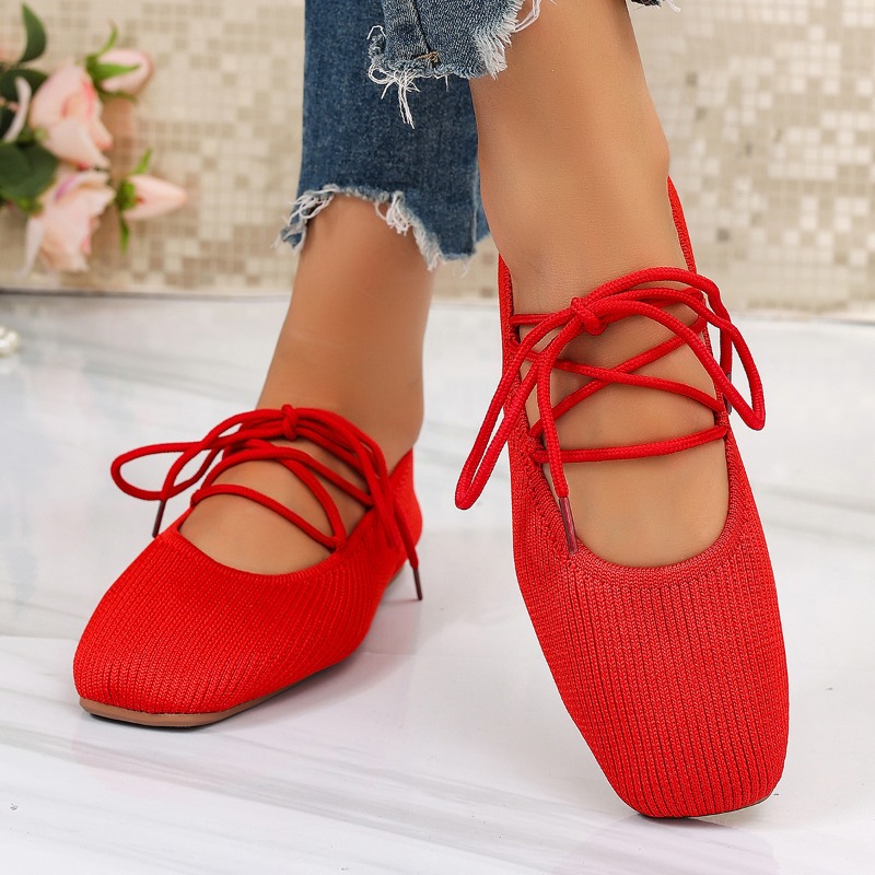 Women Shoes With Heels - Scarpe Mary Jane piatte alla francese
