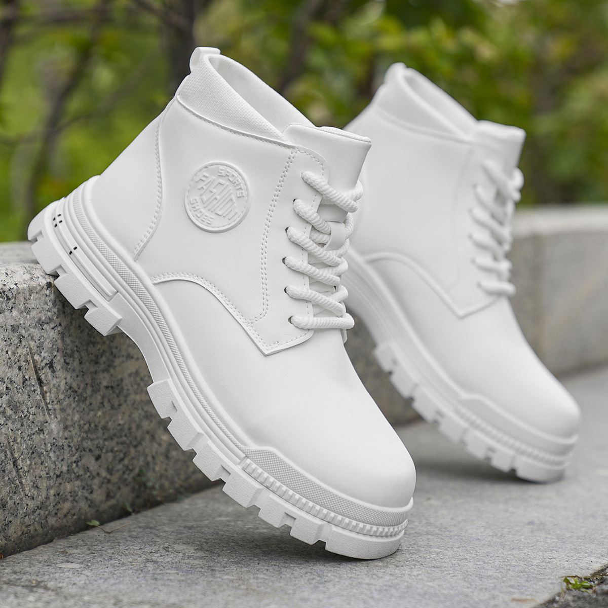 Stivali da moto bianchi per tu - Suede Ankle Boot recensione e prezzo