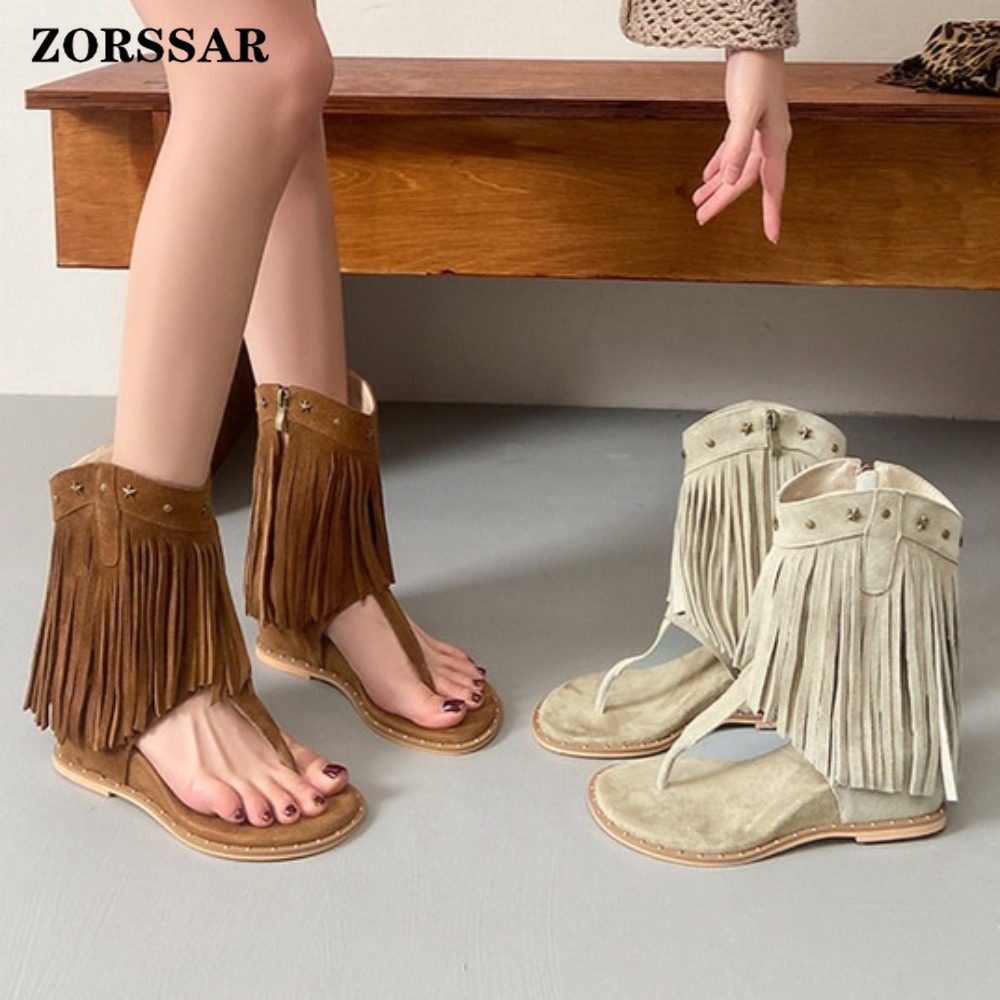 Sandali con zeppa e frange da  - Women Shoes Boots recensione e prezzo