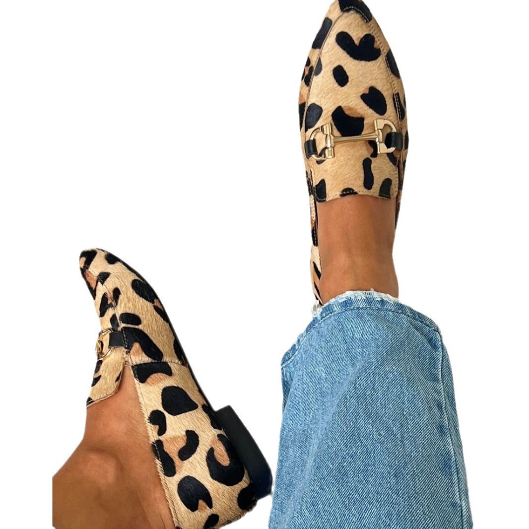 Scarpe da Donna con Stampa Leo - Square Toe Mule recensione e prezzo