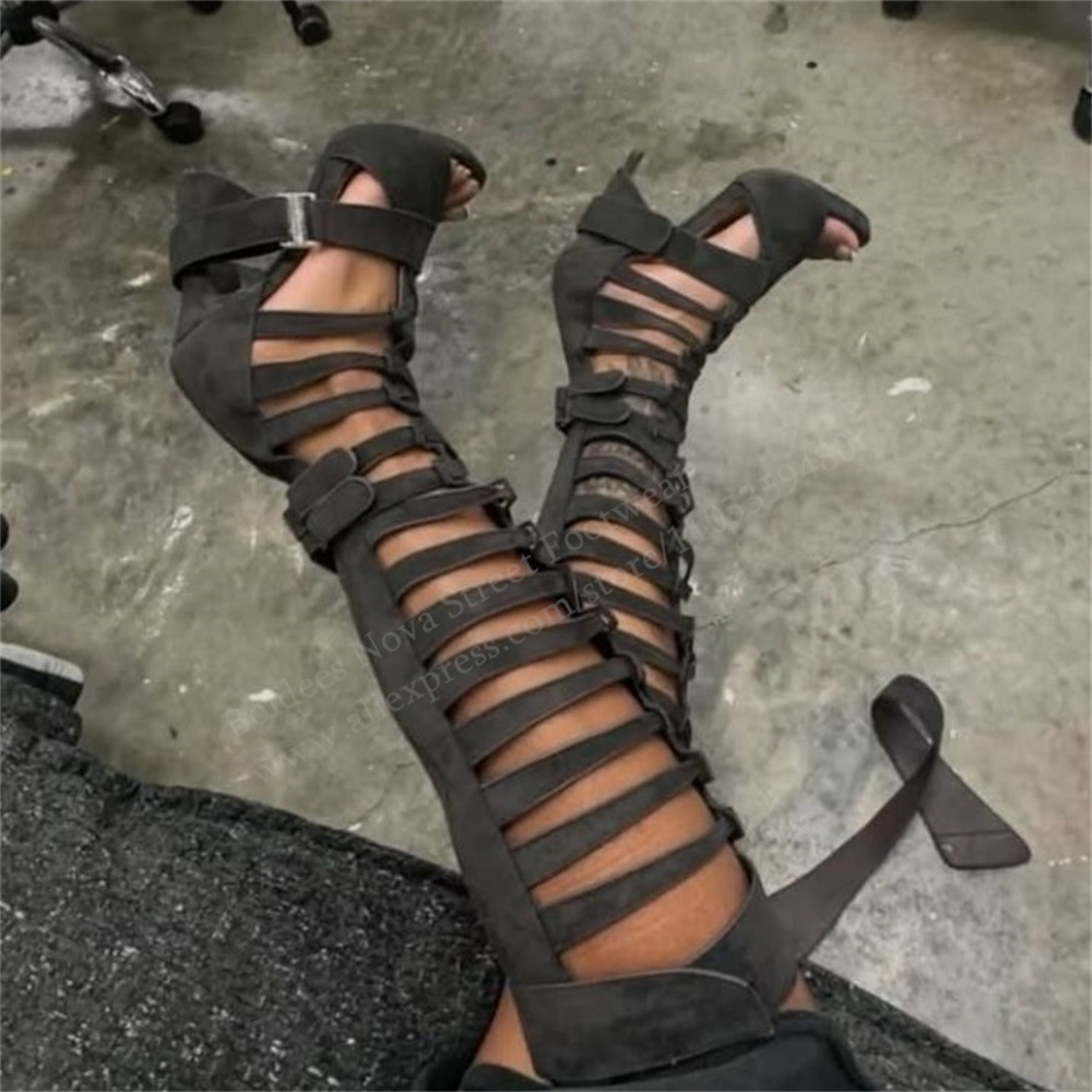 Sandali Lunghi Trendy con Tacc - Women Shoes Boots recensione e prezzo