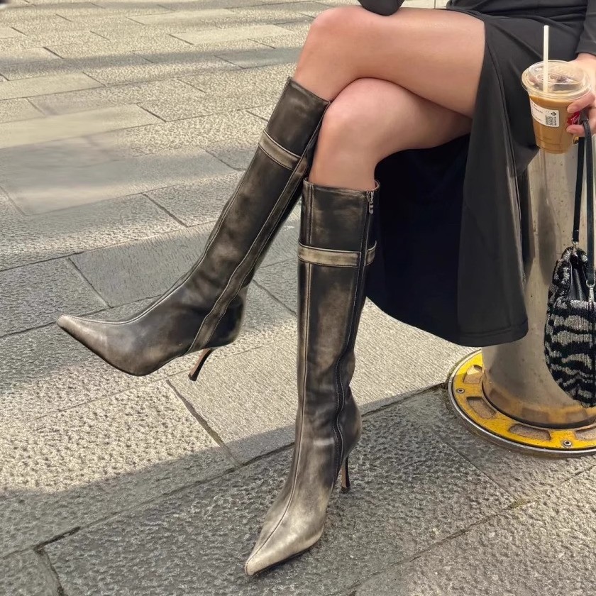 Stivali Alti da Donna Sexy di  - Suede Ankle Boot recensione e prezzo
