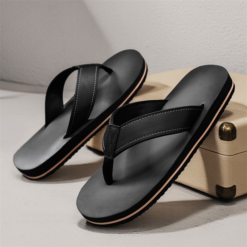 Infradito da uomo in ecopelle  - Thong Flat Sandal recensione e prezzo