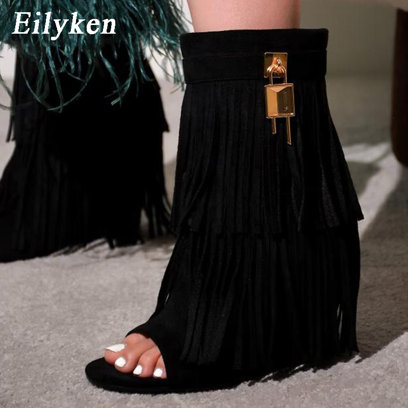 Eilyken Sandali con Zeppa e Fr - Women Shoes Boots recensione e prezzo
